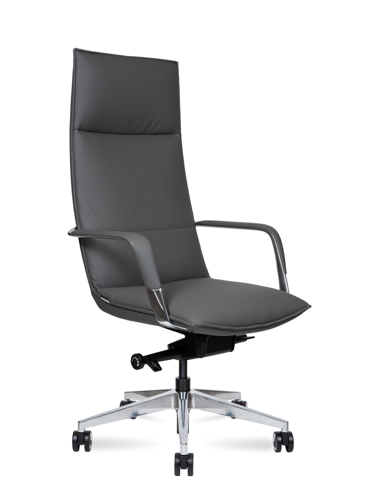 Изображение кресло norden parker серая экокожа